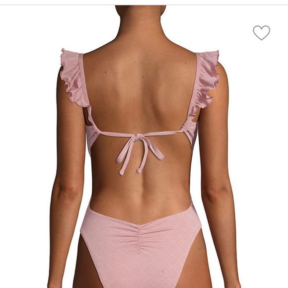 ☘️LUCKY BRAND ☘️”All the Frills” Swimsuit CUTE & UNIQUE ! — VERY RARE NOW 🩷 - Picture 10 of 15